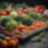 A vibrant assortment of fresh vegetables