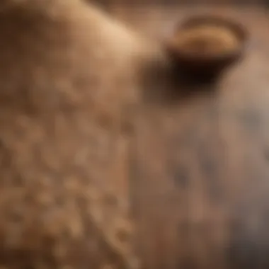 Whole Grains: A Heart-Healthy Choice Whole grains spread across a wooden surface