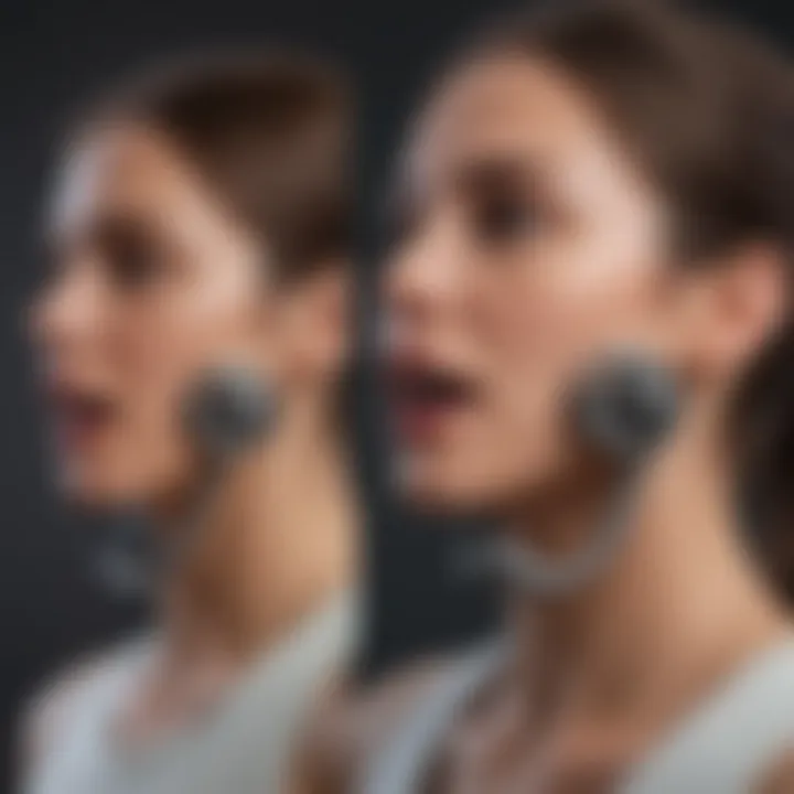 Different types of jaw exerciser devices displayed together