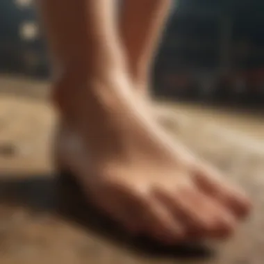 Causes of Flaky Skin on Feet Illustration showing causes of flaky skin
