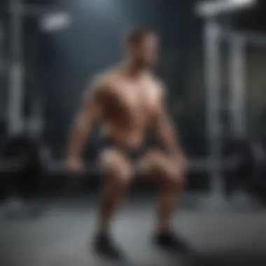 Barbell Row for Enhanced Bicep Strength Engaging in a barbell row for bicep activation