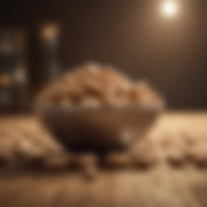 Illustration depicting the health benefits of peanuts in a balanced diet