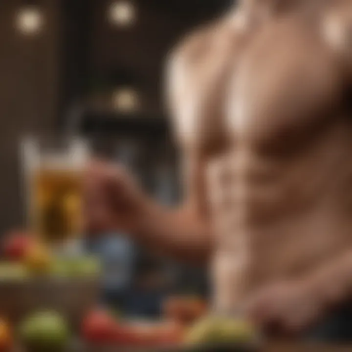 A close-up of a healthy lifestyle symbolizing nutrition and fitness.
