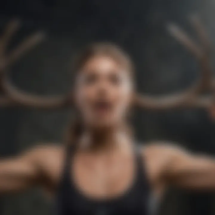 An athlete engaging in weightlifting, symbolizing fitness and performance enhancement