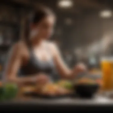 Nutritional Strategies for Wellness Nutritional guidance layout emphasizing balanced eating