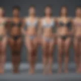 Illustration depicting different body types and their characteristics