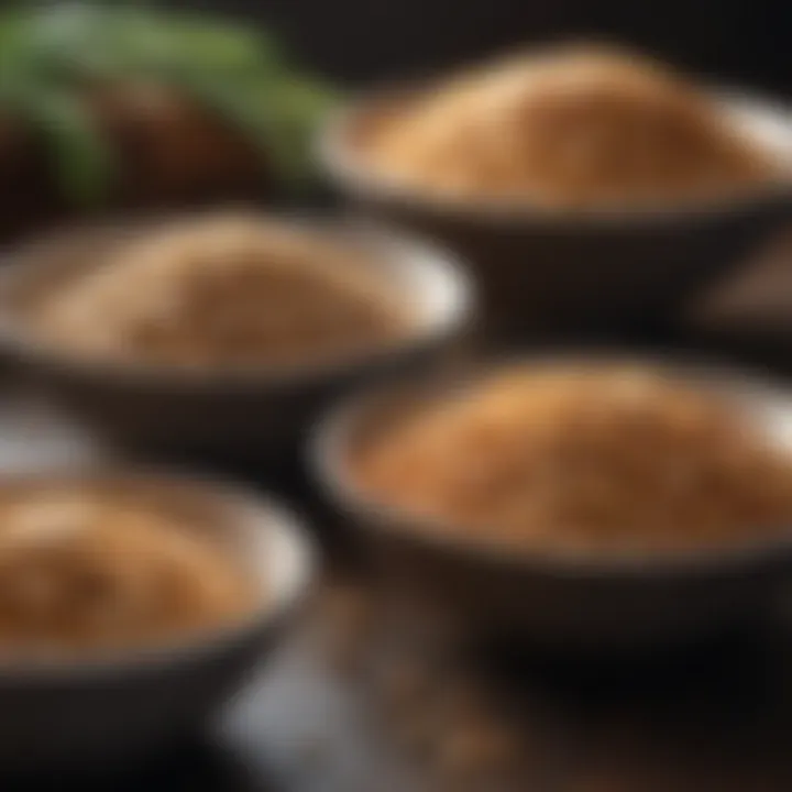 A variety of Kamut dishes showcasing its culinary versatility