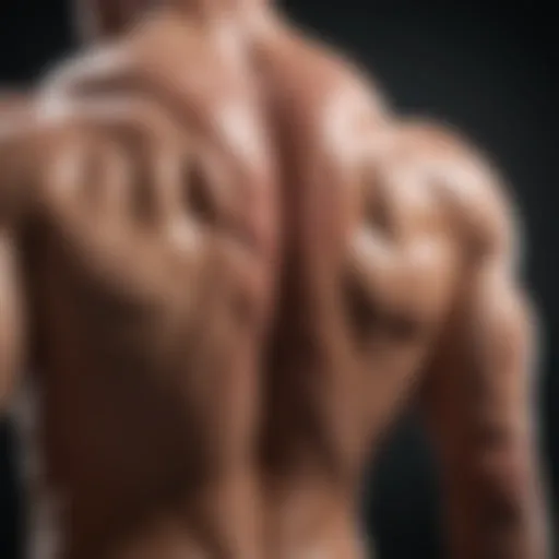Illustration depicting muscle twitching