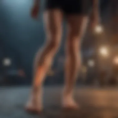 A visualization of lifestyle factors affecting leg cramps