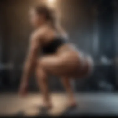 Proper Squat Technique for Joint Health Illustration depicting proper squat form