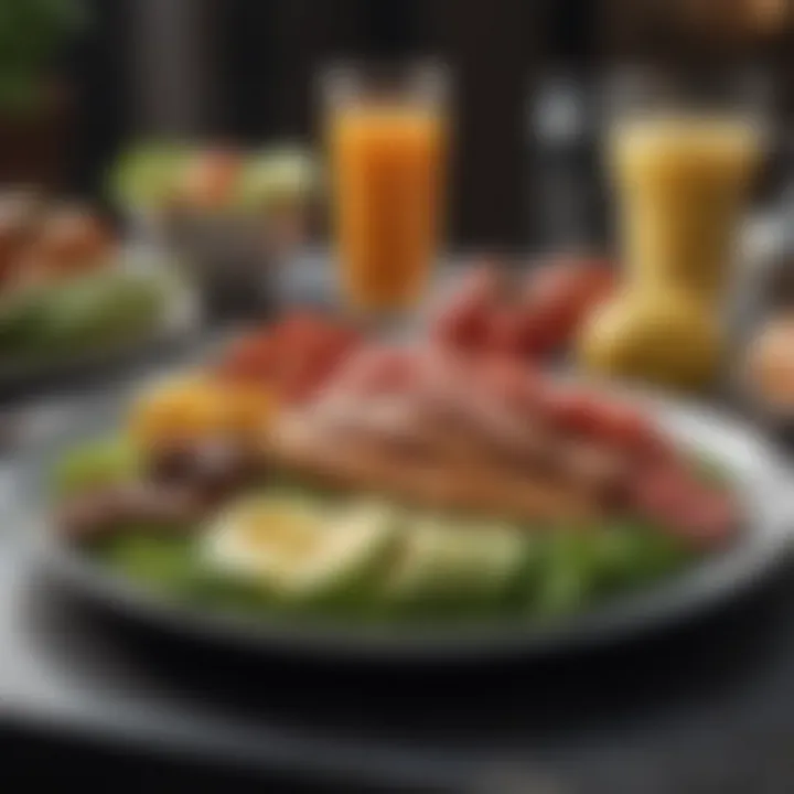 A healthy plate filled with nutritious foods