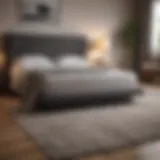 A serene bedroom setting promoting restful sleep