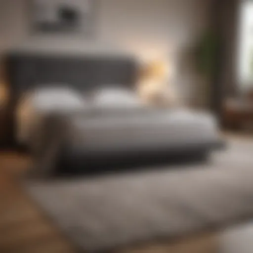 A serene bedroom setting promoting restful sleep