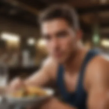Psychological Influences on Eating and Sweating A calm dining environment highlighting psychological factors