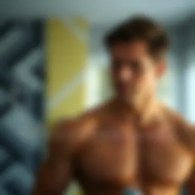 Graph showcasing testosterone level variations over age