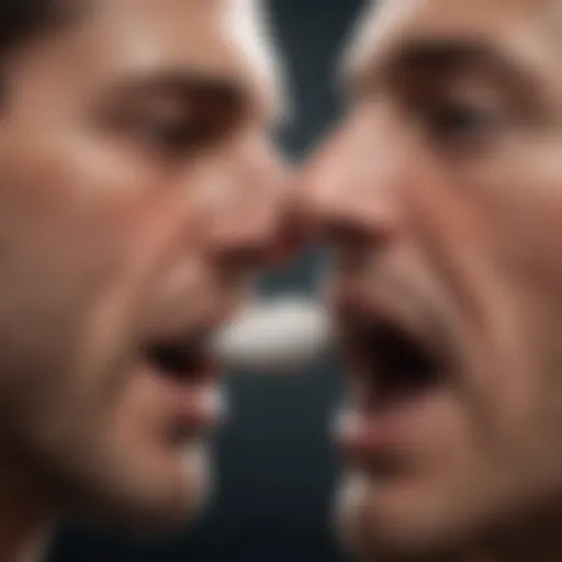 Abstract illustration of emotional impact