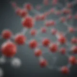 Illustration of the chemical structure of ibuprofen