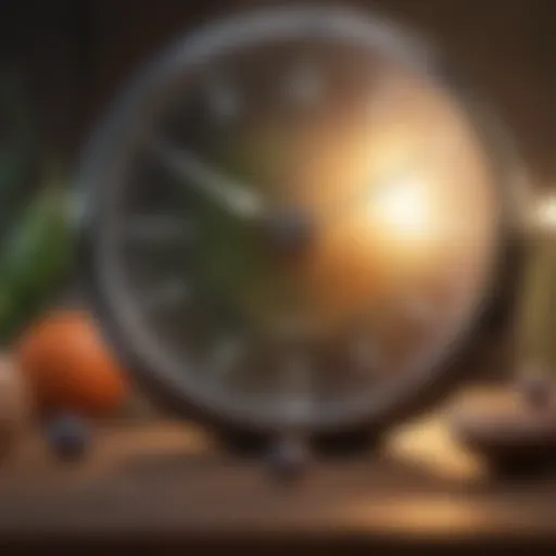Illustration depicting circadian rhythms affecting health