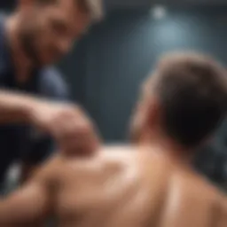 Chiropractic adjustment in action