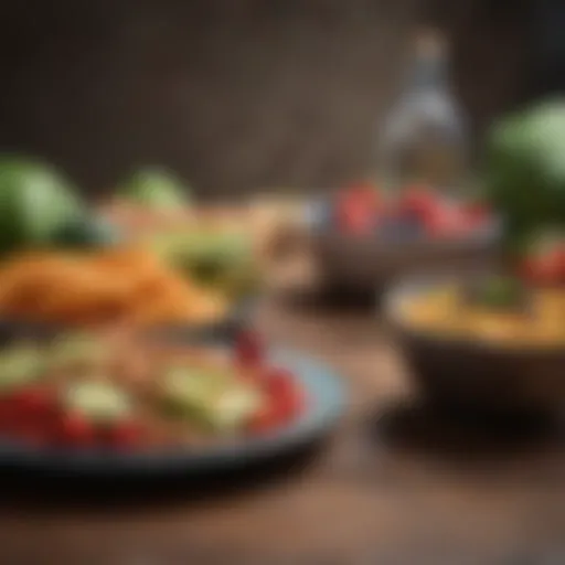 A vibrant assortment of healthy foods representing diet choices.