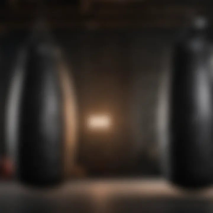 A side-by-side comparison of light versus heavy punching bags in action.