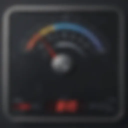 Visual representation of weight loss scale calculator interface