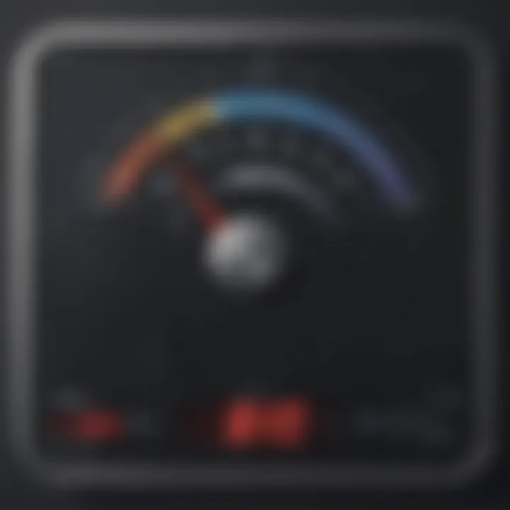 Visual representation of weight loss scale calculator interface