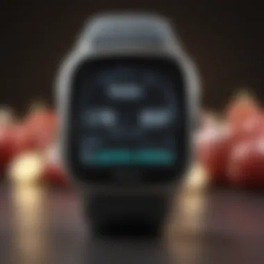 Display showcasing health metrics tracked by Vivosmart HR+