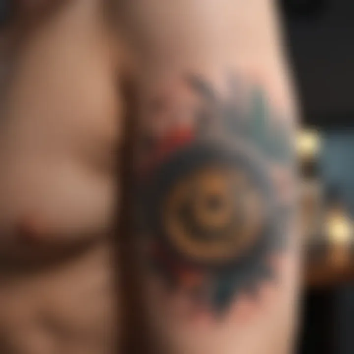 Illustration of optimal healing environment for tattoos